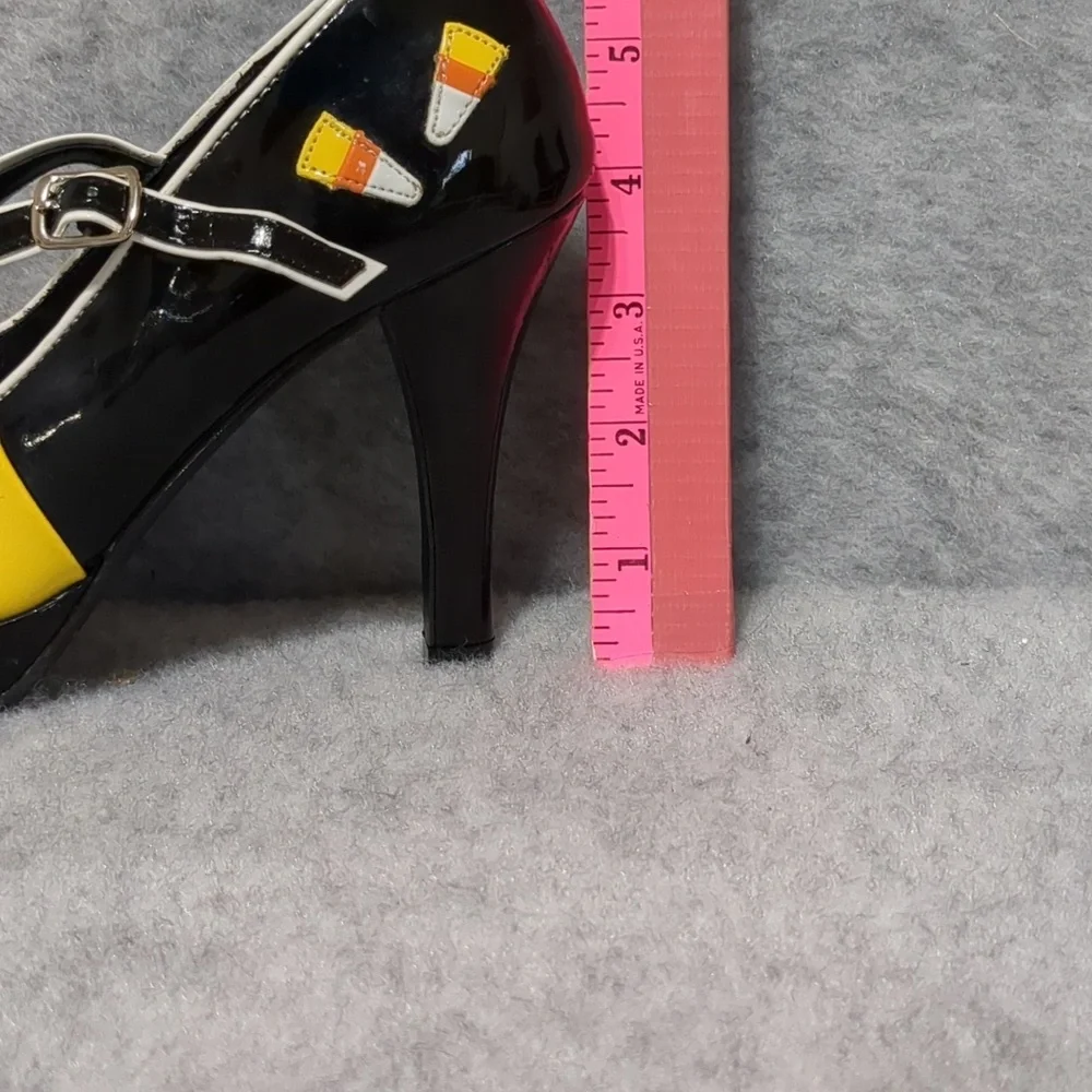 Funtasma Candy Corn Mary Jane Platform Heels womens sz 5 - Picture 11 of 16